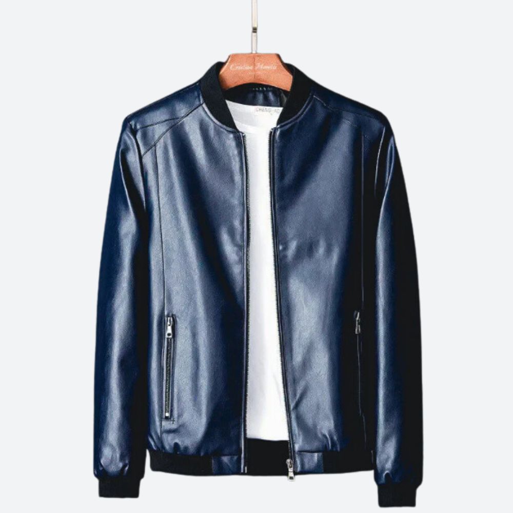 Premium leather jacket for men - Clem