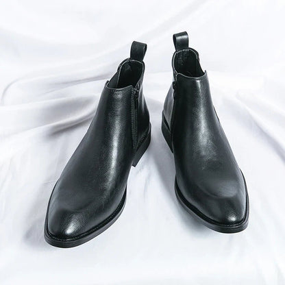 Cooper | leather chelsea boots with zip