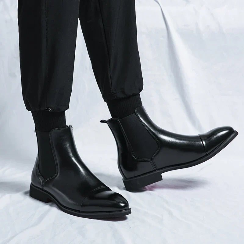 Damien | leather chelsea boots