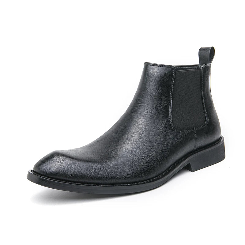 Cooper | leather chelsea boots with zip